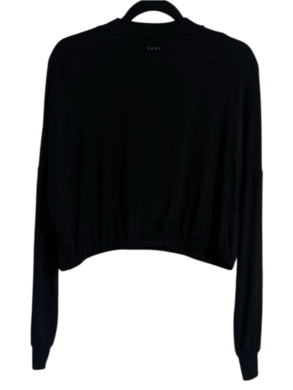 TAVI Voyage Long Sleeve Mock Neck Tee Solid Black Medium - Picture 5 of 7